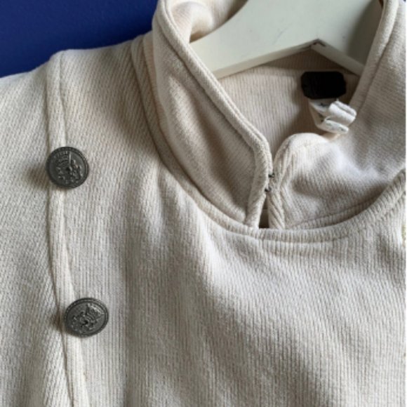 Vintage Free People Moto Military Jacket size 4 - Picture 4 of 7